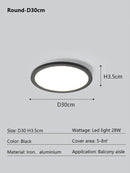 DecorBites™ LED Ceiling Lamp: Modern Minimalist Rectangular Design for Living room, Bedroom, Indoor Lighting