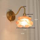 DecorBites™ Brass LED Wall Lights Pull Chain Switch Clear Glass Modern Vanity Mirror Light