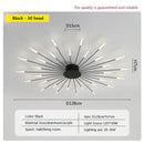 DecorBites™ Acrylic Sunflower Ceiling Lamp in Brushed Antique Gold