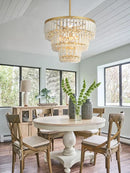 DecorBites™ Crystal Round Pendant Lights: Luxury Nordic Living Room Decoration
