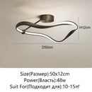 DecorBites™ LED Ceiling Light: Modern Minimalist Nordic Design for Bedroom, Living Room, Study, Kitchen & Restaurant