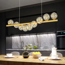 DecorBites™ Glass Ball G9 LED Ceiling Chandelier for Living Dining Kitchen Decor