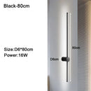 Modern black & white dimmable led wall lights bedroom sconce