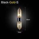 DecorBites™ Crystal Wall Lamp: Elegant LED Indoor Lighting for Living Room, Bedroom, Hotel, and TV Background