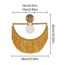 DecorBites™ Coloured Tassel Glass Ball Pendant Light for Boho Minimalist Style Bedroom & Restaurant