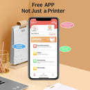 Portable A4 Thermal Printer Document Tattoo Printer Bluetooth Wireless Mini Printer Notes lmage Photo Printing Machine A4 Paper