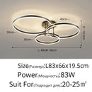 DecorBites™ LED Acrylic Chandeliers Up/Down Lights Lusters for Living Room Bedroom Home Decor