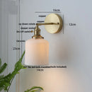 DecorBites™ Ceramic Knob Switch Wall Light by IWHD - Modern LED Sconce for Bedroom, Hallway & Bathroom
