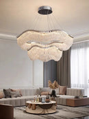 DecorBites™ Crystal Bead Chandelier LED Lights for Modern Luxury Home Decor & Bedroom