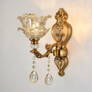 DecorBites™ Crystal Glass Dual Head Wall Lamp - European Retro Style