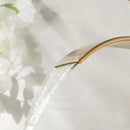 DecorBites™ Gold Bathroom Faucet: Brass Rose Gold Basin Waterfall Mixer Tap