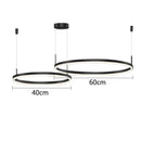 DecorBites™ Gold Ring Pendant Lights Circle Acrylic LED Ceiling Lamp