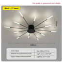 DecorBites™ Acrylic Sunflower Ceiling Lamp in Brushed Antique Gold