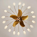 DecorBites™ Ceiling Fan Lights with LED, Modern Indoor Lighting for Living Room, Bedroom, Dining Room