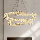 DecorBites™ Crystal LED Pendant Lights Chrome Steel Modern Luxury Fixtures