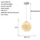 DecorBites™ Cream Moon LED Pendant Chandelier: Modern Living Room Kitchen Bedroom Lighting