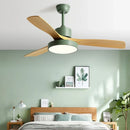DecorBites™ 42/52 Inch White Black 3 Blade Copper Motor Ceiling Fan Light Remote