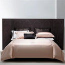DecorBites™ Cotton Satin Jacquard Embroidery Bedding Set with Elastic Sheet & Duvet Cover