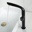 DecorBites™ Brushed Gold Basin Faucet - Brass Single Handle Bathroom Mixer Tap