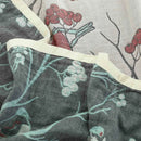 DecorBites™ 100% Cotton Gauze Summer Blanket - Soft Floral Throws for Sofa and Bed