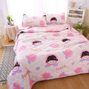 DecorBites™ Daisy Print Quilted Summer Quilt Set in Soft Breathable Fabric