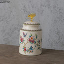 DecorBites™ Dragonfly Lid Storage Jar - Round Cosmetic Jewelry Box Candy Pot Aroma Can