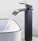 DecorBites™ Gold Bathroom Faucet: Brass Rose Gold Basin Waterfall Mixer Tap