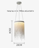 DecorBites™ Gold Chain Chandelier with Remote Control - Modern LED Pendant Light for Home Décor