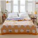 DecorBites™ Cotton Gauze Boho Throw Blanket - Cozy Bedspread & Sofa Cover