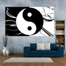 DecorBites™ Cosmic Yin Yang Mandala Tapestry Wall Decor for Bedroom and Living Room