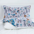 DecorBites™ Lace Trim Pillow Towel - Double Sided Yarn-Dyed Jacquard - 52*75 CM - Five-Layer Cotton Gauze