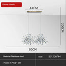 DecorBites™ Leaf Sequin Ceiling Chandelier for Modern Living Room, Restaurant, Bar, or Dining Table