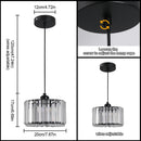 DecorBites™ Glass LED Chandelier Ceiling Light Modern Living Dining Room Fixture
