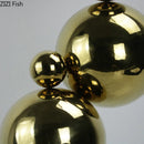 DecorBites™ Golden Balls Geometric Metal Sculpture Room Desk Decoration Ornaments