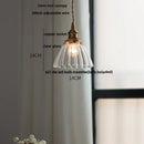 DecorBites™ Clear Glass Nordic Pendant Light Fixture: Modern Simple Hanging Lamp