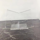 DecorBites™ Acrylic Geometric Bookshelf Magazine Rack Desktop Organizer Home Decor Storage