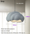 DecorBites™ Cream Wabi Sabi LED Pendant Chandelier - Elegant Dining Room & Bedroom Decor