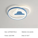 DecorBites™ Kids Room LED Ceiling Chandelier Modern Nursery Study Hanging Lamp