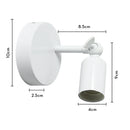 DecorBites™ Industrial LED Wall Sconce Iron Bedside Lamp Retro Loft Indoor Lighting