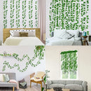 2M Leaf Vine Artificial Hanging Plants Liana Silk Fake Ivy Leaves for Wall Green Garland Decoration Home Decoration Party Vines