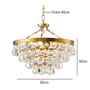 DecorBites™ Crystal Bead Ceiling Pendant Lights - Retro Luxury Gold Home Decor Lighting