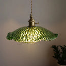 DecorBites™ Green Glass LED Pendant Light - Nordic Modern Copper Luminaire Suspendu