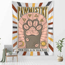 DecorBites™ Cartoon Cat Claw Tapestry Wall Hanging Abstract Art Home Decor