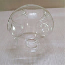 DecorBites™ Gray Glass Shade Replacement for E27 Lamp with Screw Fitter Opening