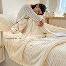 DecorBites™ Double Sided Jacquard Milk Velvet Blanket - Winter Warm Sofa Cover