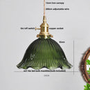 DecorBites™ Clear Glass Knob Switch LED Pendant Light Fixture: Modern Nordic Hanging Chandelier