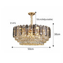 DecorBites™ Crystal LED Wall Lamp: Minimalist Luxury Lighting for Living Room TV Background