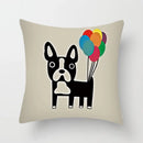 DecorBites™ Hello Cat Pillow Cover - Modern Design for Home Decor - Cute & Cozy