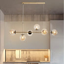 DecorBites™ Glass Ball LED Pendant Light Modern Chandelier for Living Room Decor