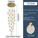 DecorBites™ Crystal LED Chandelier for Modern Living Room Decor
